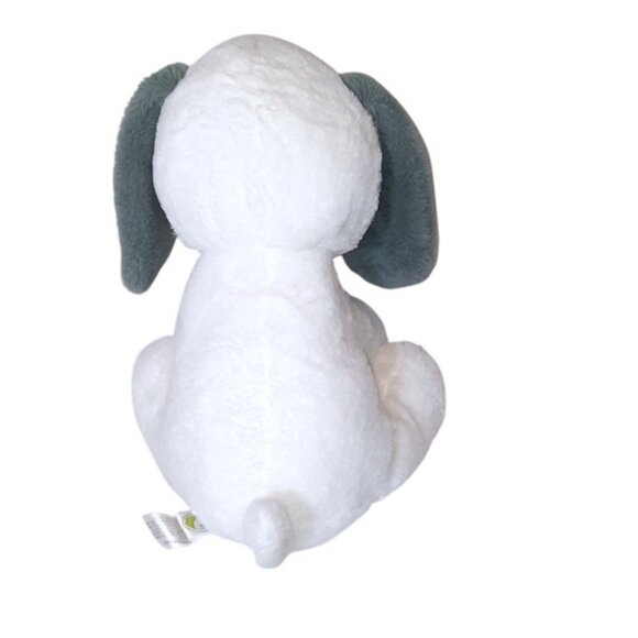 2022 Animal Adventure White & Gray Dog Plush Stuffed Toy 16" - Picture 4 of 6